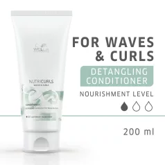   Wella - Nutri Curls - Waves & Curls Conditioner - könnyed kondicionáló - 200 ml