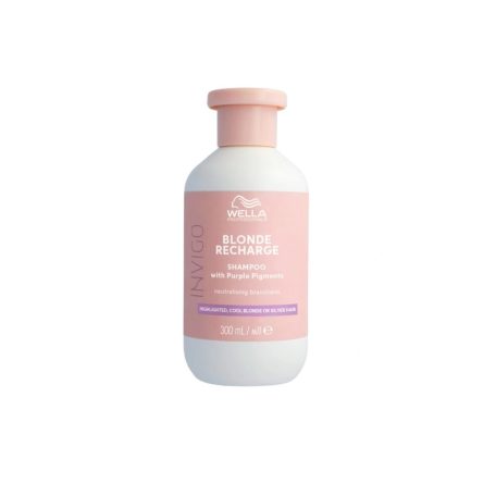 WELLA INVIGO Blonde Recharge színfrissítő sampon hamvas szőke hajra 300 ml