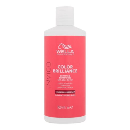 WELLA INVIGO Color Brilliance Coarse színvédő sampon vastagszálú hajra 500 ml