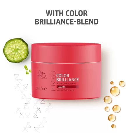 WELLA INVIGO Color Brilliance színvédő maszk vastagszálú hajra 150 ml