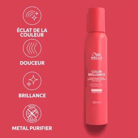 WELLA INVIGO Color Brilliance színvédő kondícionáló hab 200 ml