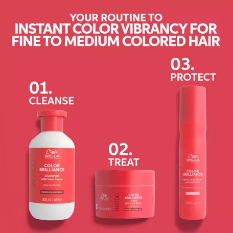 WELLA INVIGO Color Brilliance színvédő maszk vastagszálú hajra 500 ml