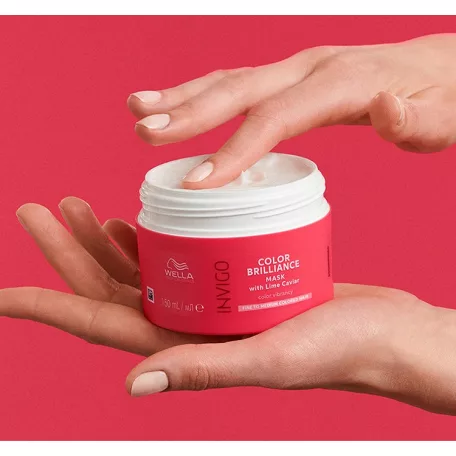 WELLA INVIGO Color Brilliance Mask színvédő hajmaszk normál/vékonyszálú hajra 150 ml