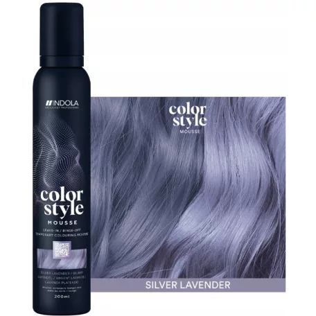 INDOLA Color Style Mousse - Silver Lavender színezett kondicionáló 200 ml