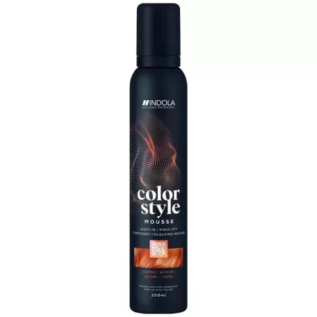 INDOLA Color Style Mousse - Copper színezett kondicionáló 200 ml