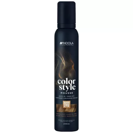 INDOLA Color Style Mousse - Dark Blonde színezett kondicionáló 200 ml