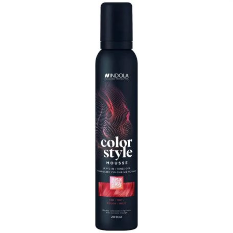 INDOLA Color Style Mousse - Red színezett kondicionáló 200 ml