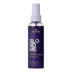   Schwarzkopf BLONDME Bond Repair Purple Spray Conditioner - lila pigmentes spray balzsam 150 ml