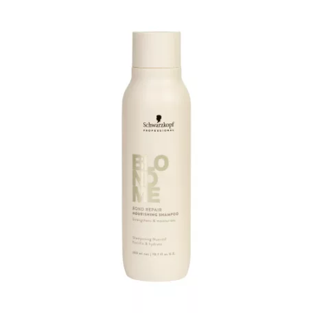 Schwarzkopf BLONDME Bond Repair Nourishing Shampoo - ápoló sampon szőke hajra 300 ml
