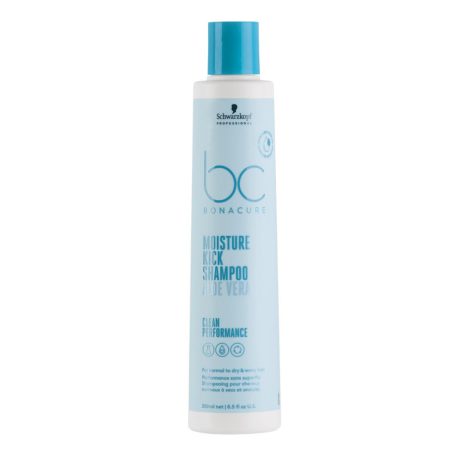Schwarzkopf BONACURE - Moisture Kick Shampoo Aloe Vera - hidratáló sampon - 250 ml