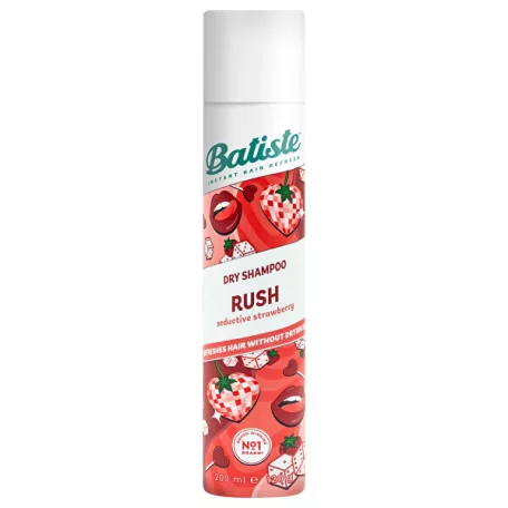 Batiste Dry Shampoo - RUSH - seductive strawberry - szárazsampon - 200 ml