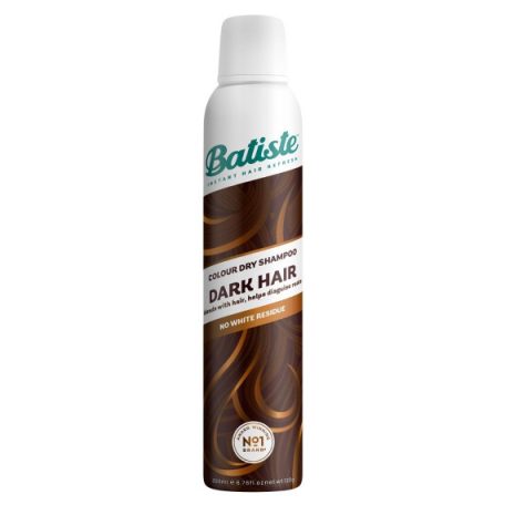 Batiste Colour Dry Shampoo - DARK HAIR - blends with hair, helps disguise roots - színezett sötét szárazsampon - 200 ml
