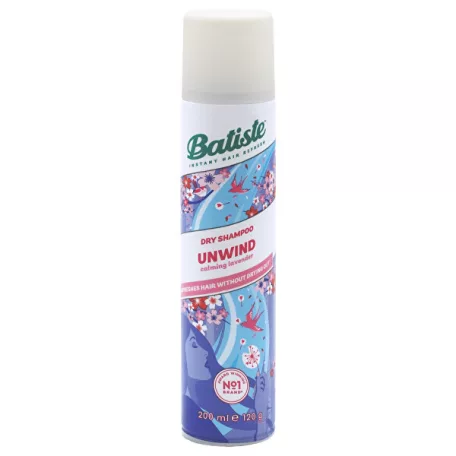 Batiste Dry Shampoo - UNWIND - calming lavender - szárazsampon - 200 ml