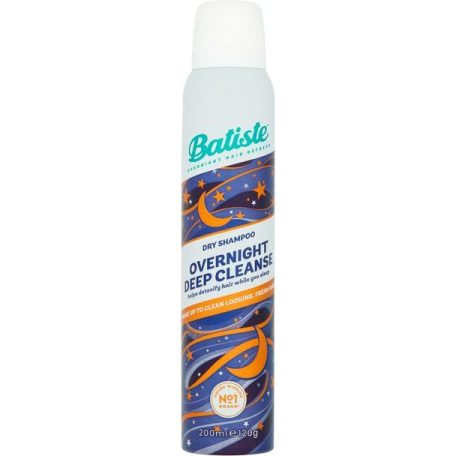Batiste Dry Shampoo - OVERNIGHT LIGHT CLEANSE - szárazsampon éjszakára - 200 ml