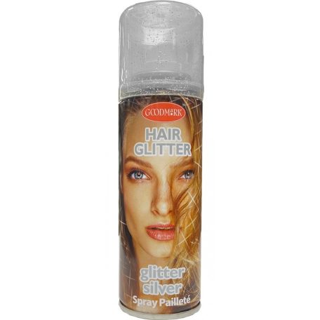 Goodmark Hair Colour - ezüst csillám - party hajszínező spray 80 g