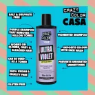 CRAZY COLOR Shampoo NO YELLOW ULTRAVIOLET hamvasító sampon 250 ml