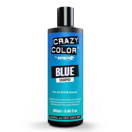 CRAZY COLOR Shampoo BLUE sampon kék hajra 250 ml