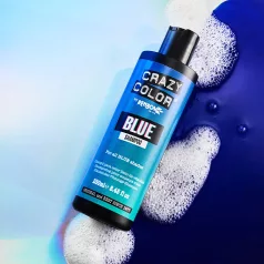 CRAZY COLOR Shampoo BLUE sampon kék hajra 250 ml