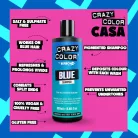 CRAZY COLOR Shampoo BLUE sampon kék hajra 250 ml