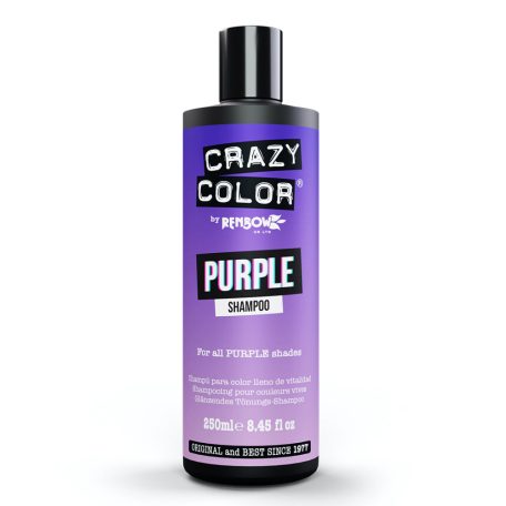 CRAZY COLOR Shampoo PURPLE  sampon lila hajra 250 ml