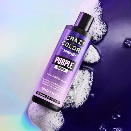 CRAZY COLOR Shampoo PURPLE  sampon lila hajra 250 ml