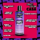 CRAZY COLOR Shampoo PURPLE  sampon lila hajra 250 ml