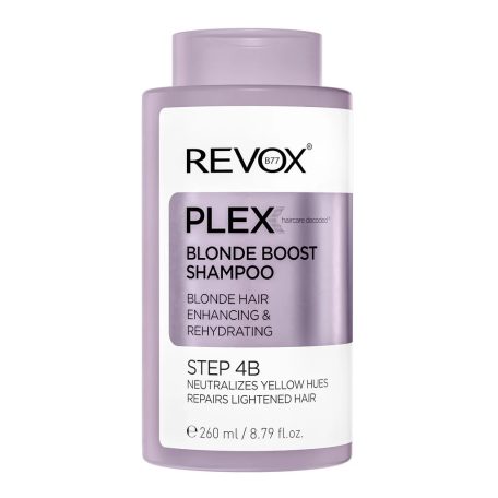 REVOX PLEX Blonde Boost Shampoo - szőke élénkítő sampon - 260 ml