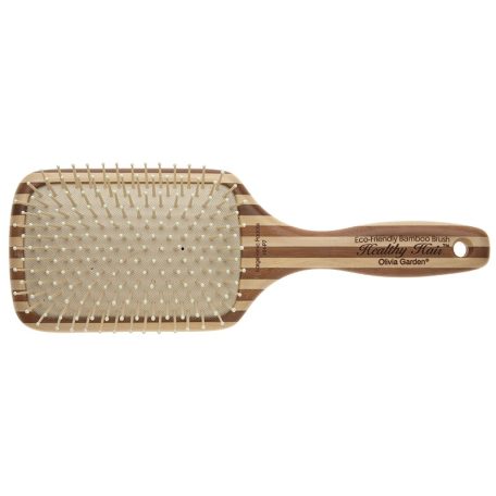 OLIVIA GARDEN Eco-Friendly Bamboo Brush Large Ionic Paddle HH-P7 bontókefe 