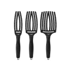 OLIVIA GARDEN - Fingerbrush Fekete Curved & Vented Brush - S - small