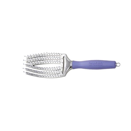 OLIVIA GARDEN - Fingerbrush Lila Curved & Paddle Brush  - M - medium