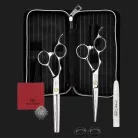 Olivia Garden SilkCut PRO Shear Kit Black 5.75"Shear + 6"35T Eur Thinner