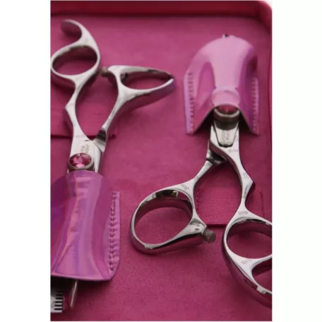 Olivia Garden SilkCut Shear Kit Pink 5.75"Shear + 6"35T Eur Thinner