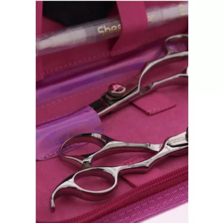 Olivia Garden SilkCut Shear Kit Pink 5.75"Shear + 6"35T Eur Thinner