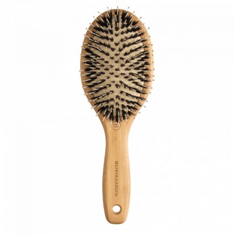 OLIVIA GARDEN Bamboo Touch -  Eco-Friendly Bamboo Brush -  Detangle Combo M - kevert sörtés bontókefe M