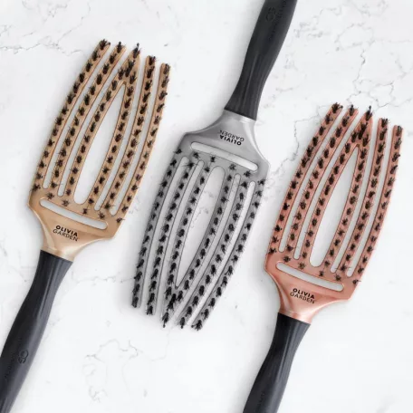 OLIVIA GARDEN - Fingerbrush Combo - Metal Edition - Gold bontókefe