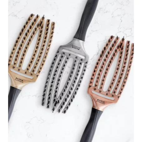 OLIVIA GARDEN - Fingerbrush Combo - Metal Edition - Bronze bontókefe
