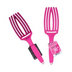   OLIVIA GARDEN - Fingerbrush Boar & Nylon - #Neon Pink - M bontókefe