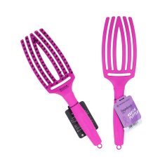   OLIVIA GARDEN - Fingerbrush Boar & Nylon - #Neon Purple - M bontókefe