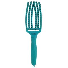   OLIVIA GARDEN - Fingerbrush Boar & Nylon - Blue Lagoon - M bontókefe