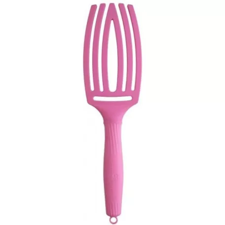 OLIVIA GARDEN - Fingerbrush Boar & Nylon - Bubble Pink - M bontókefe