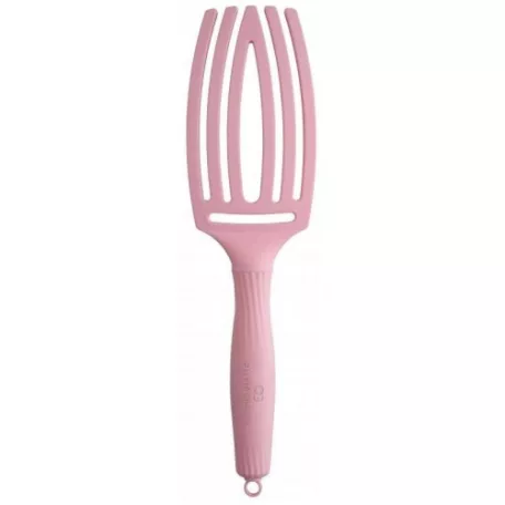 OLIVIA GARDEN - Fingerbrush Boar & Nylon - Soft Pink - M bontókefe