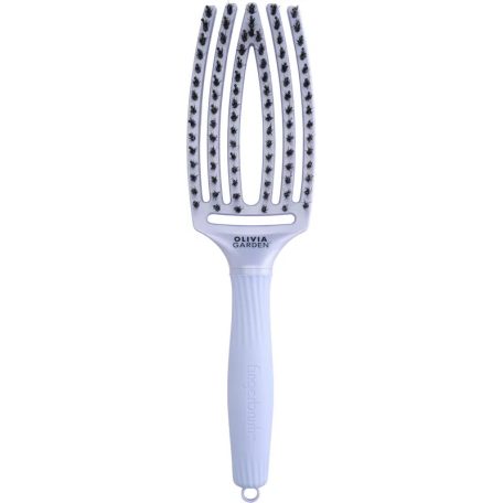 OLIVIA GARDEN - Fingerbrush Boar & Nylon - Polar Blue - M bontókefe