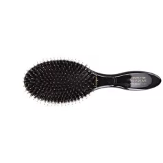   OLIVIA GARDEN EXPERT CARE OVAL BLACK - kevert sörtés bontókefe fekete