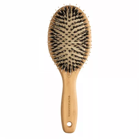 OLIVIA GARDEN Bamboo Touch - Detangle Boar & Nylon M - kevert sörtés bontókefe  