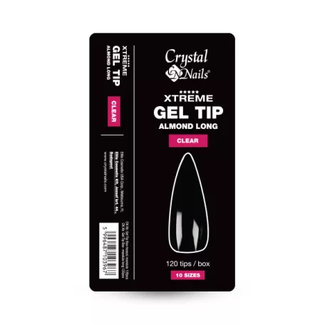 CN Xtreme Gel Tip Box - Almond Long - 120 db
