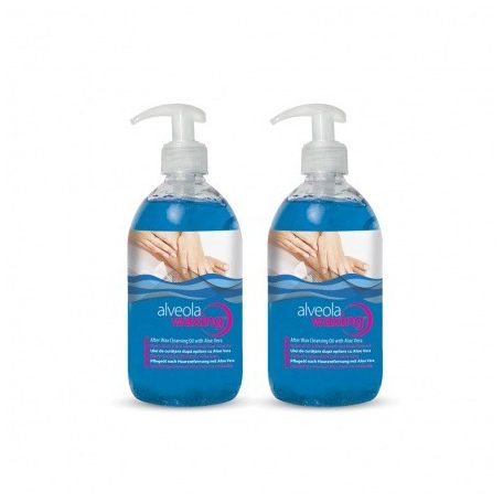 ALVEOLA Waxing gyantázás utáni lemosó olaj aloe verával 300 ml