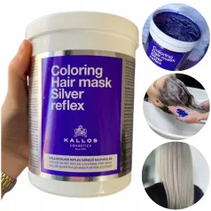 KALLOS SILVER REFLEX színező hajpakolás 1000 ml