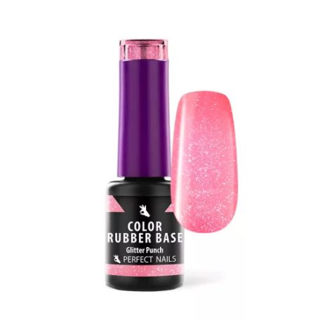 PN Color Rubber Base - Glitter Punch - 4 ml