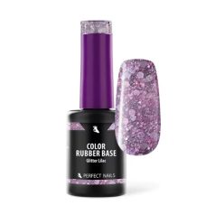 PN Color Rubber Base - Glitter Lilac - 8 ml