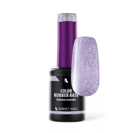 PN Color Rubber Base - Shimmer Lavender - 8 ml